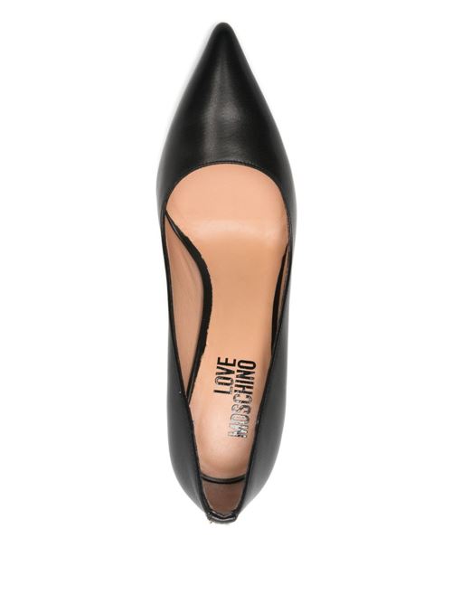 Decoltè donna in pelle nero LOVE MOSCHINO | JA10239G1OIE0000